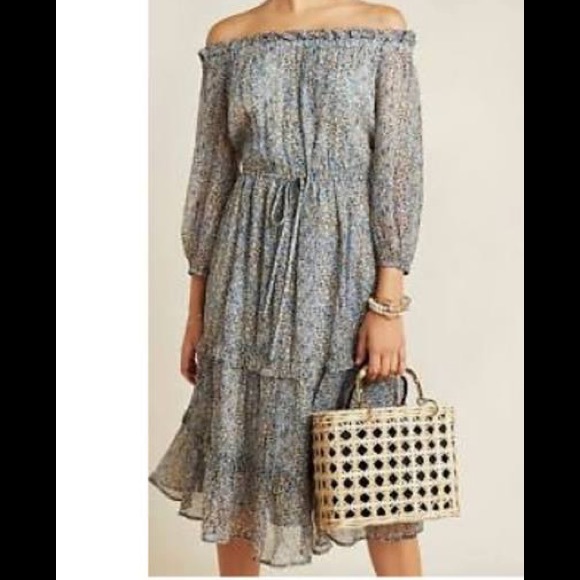 Anthropologie Dresses & Skirts - NWT Anthropologie Kira off shoulder size 14 dress